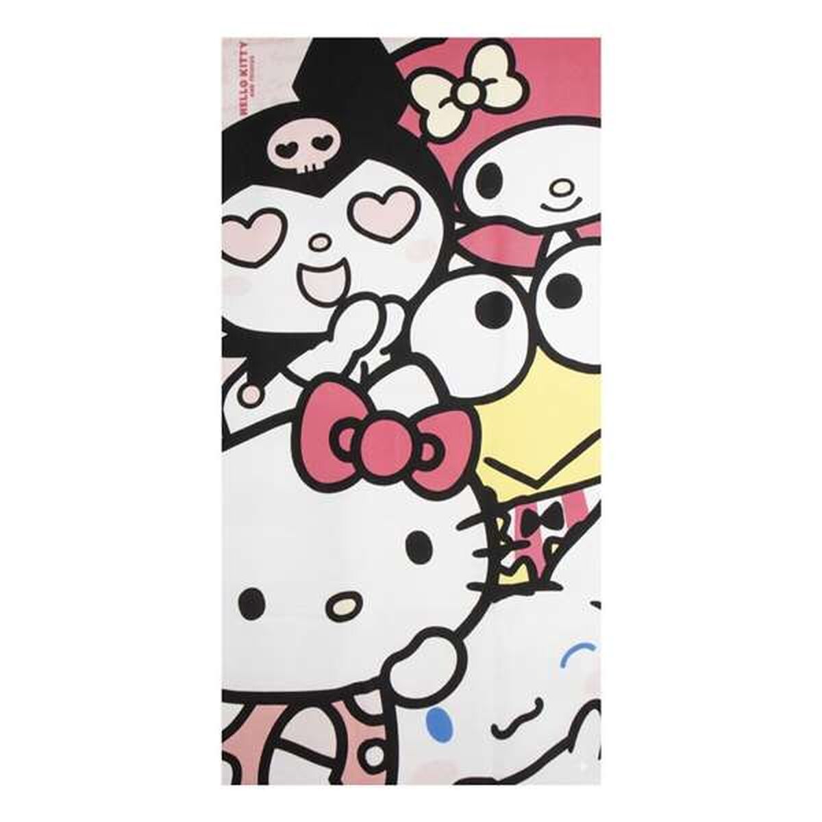 Beach Towel Hello Kitty Light Pink 70 x 140 cm-0