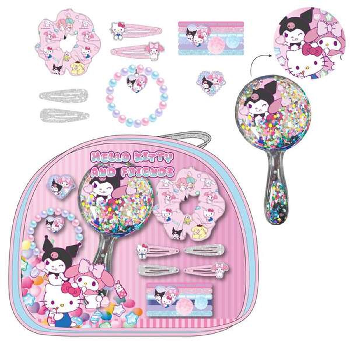 Beauty Kit Hello Kitty 25 x 20,5 x 5 cm-0