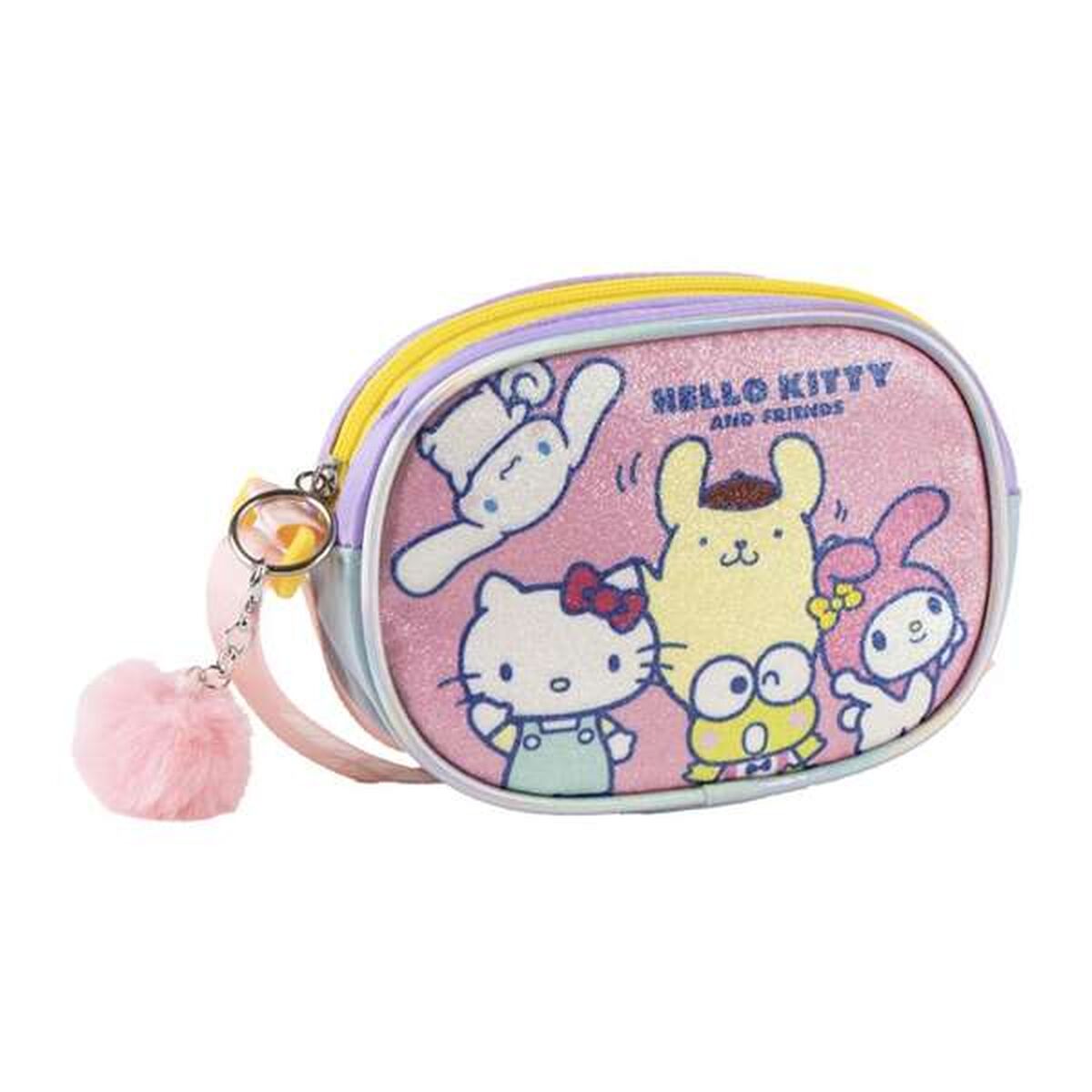 Shoulder Bag Hello Kitty Pink 14,5 x 10,5 x 4 cm-0