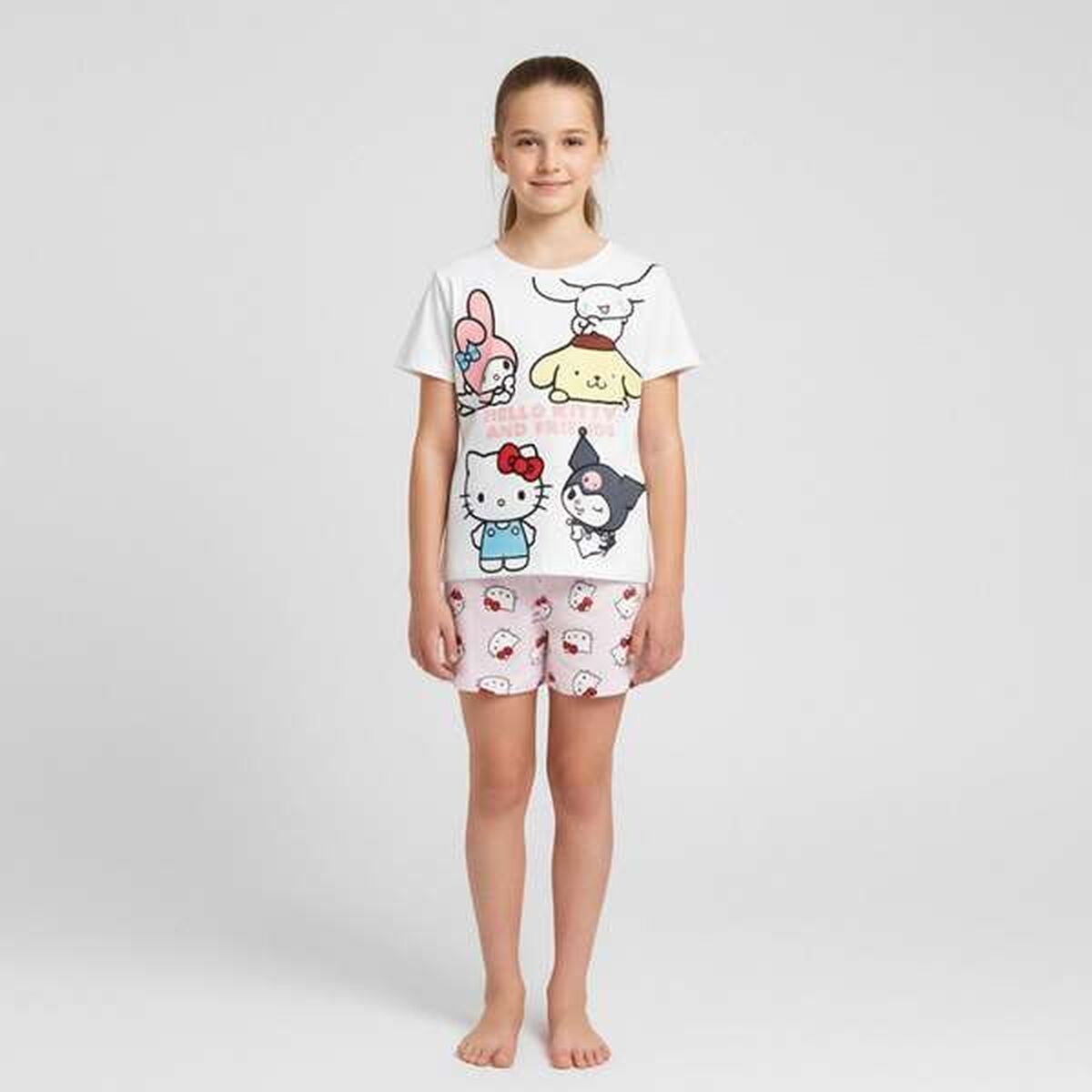 Children's Pyjama Hello Kitty White-2