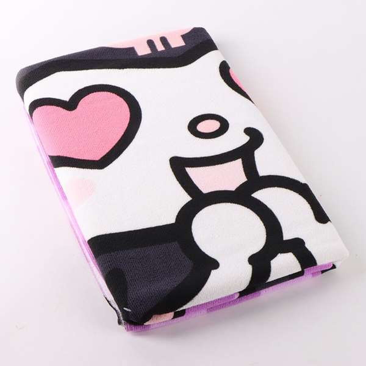 Poncho-Towel with Hood Hello Kitty Purple 70 x 140 cm-3