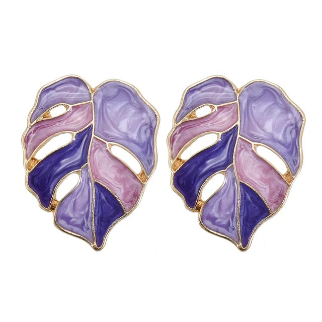 Small Bohemian Leaf Earrings for Women Fashion Cute Girl Earrings  Accessories Jewelry Gift