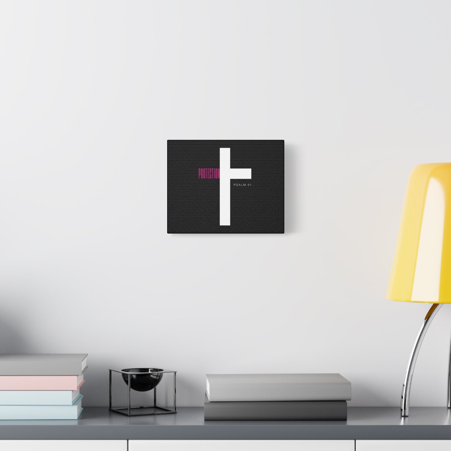 Faith-Inspired Canvas Print - Psalm 91, Home Decor, Wall Art, Christian Gift, Inspirational Decoration