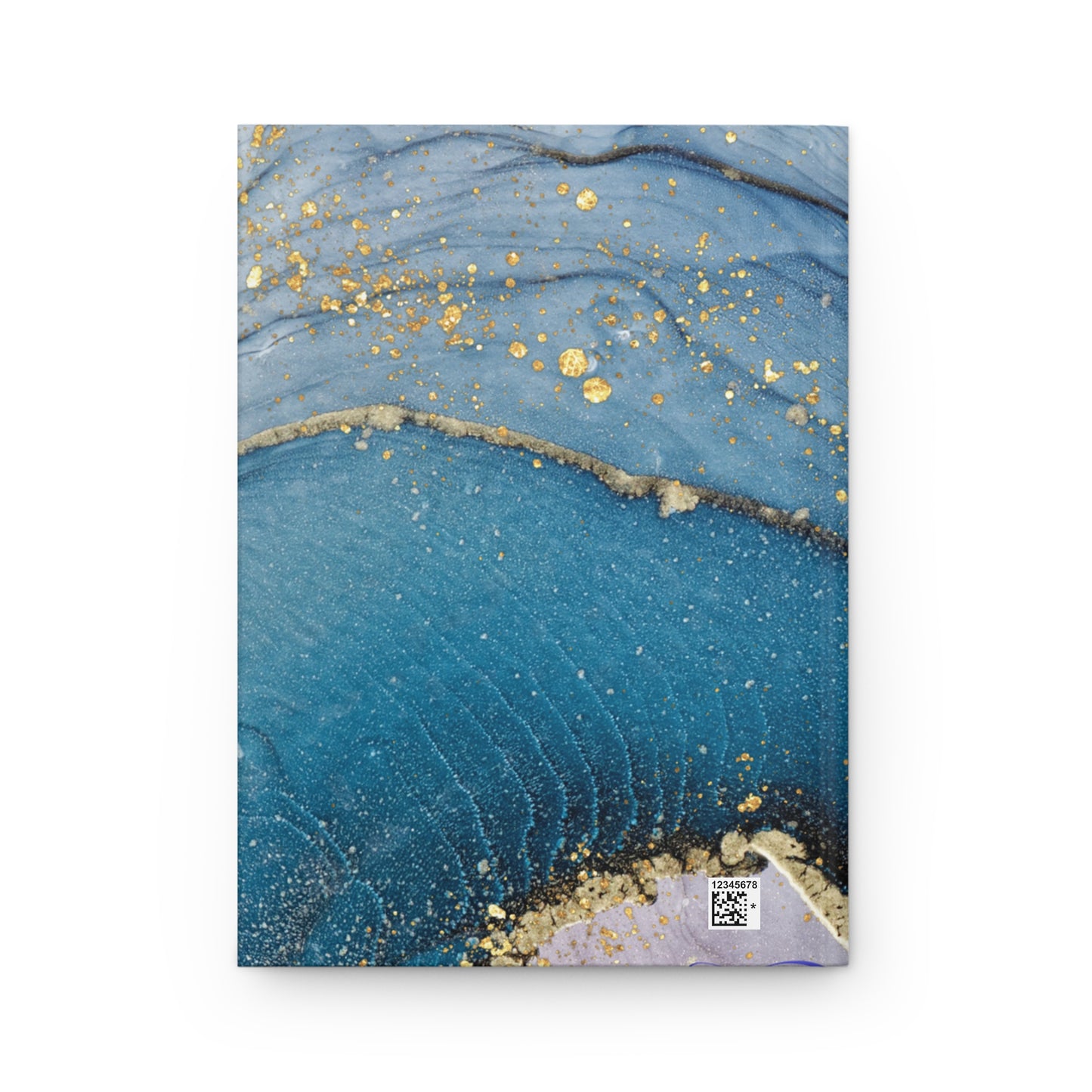 Elegant Blue Marble Hardcover Journal for Personal Reflection, Travel Diary, Gift for Writers, Journaling, Art