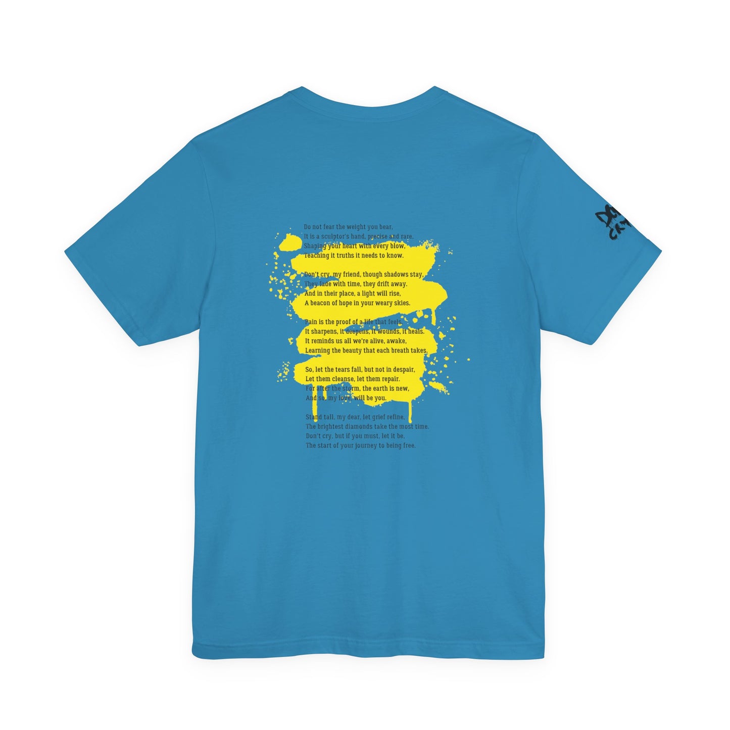 Inspirational Unisex Short Sleeve Tee - Journey to Self-Love & Empowerment