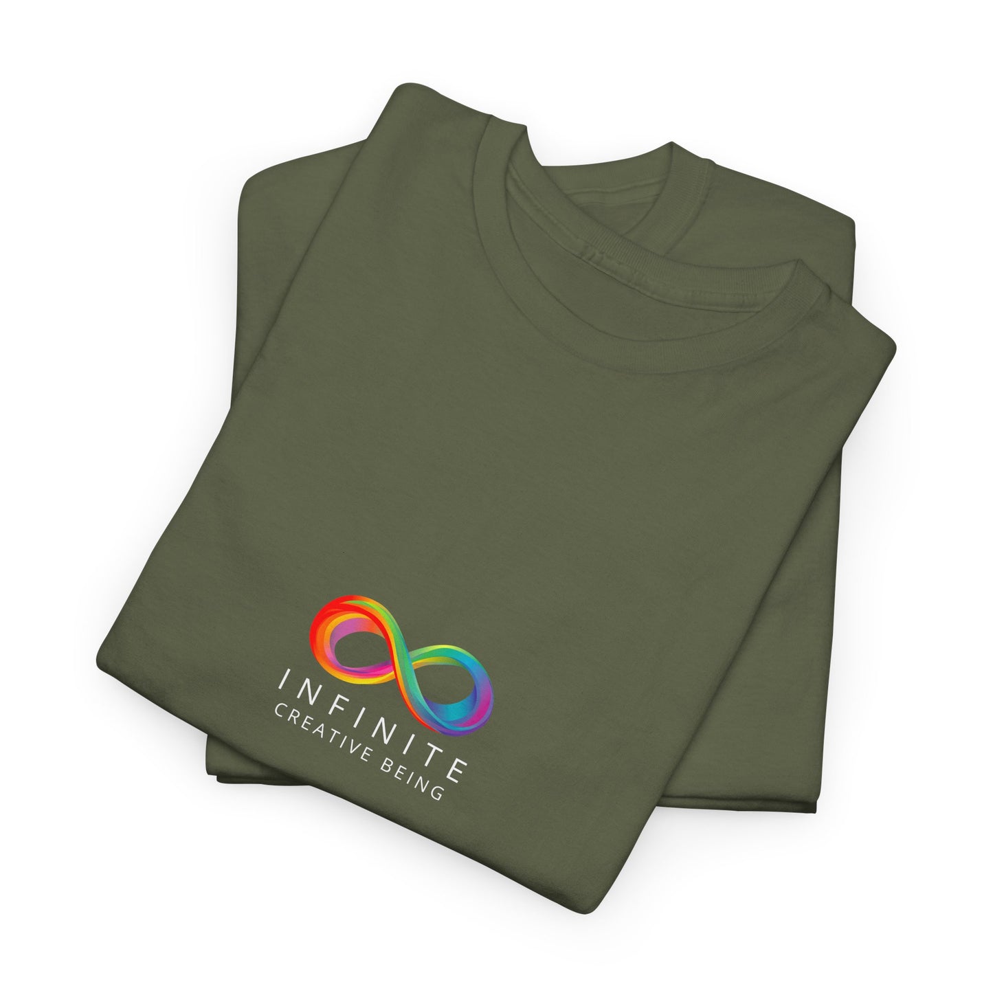 Colorful Infinite Creative Being Unisex Tee, Inclusive Fashion, Everyday Casual Wear, Gift for Friends