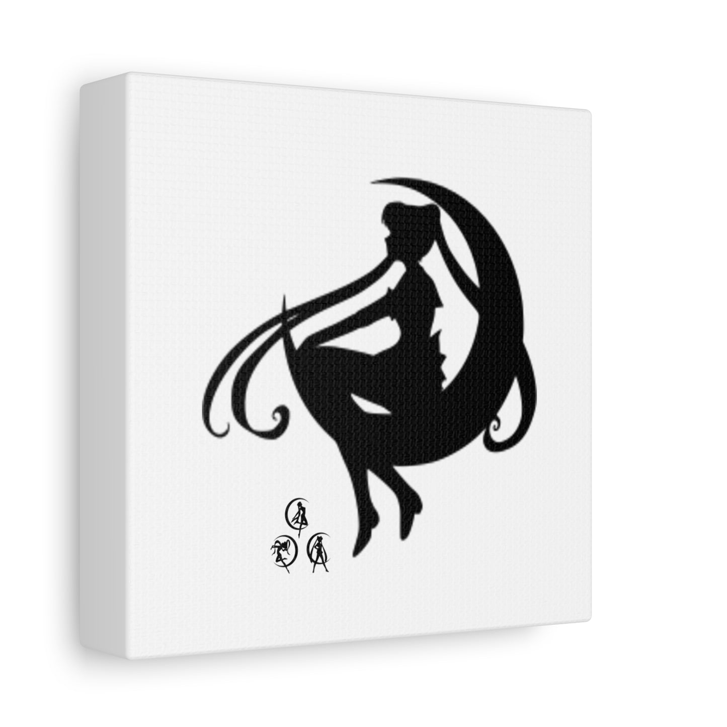 Moonlit Goddess Canvas Art, Modern Wall Decor, Fantasy Home Decor, Boho Aesthetic, Gift for Art Lovers