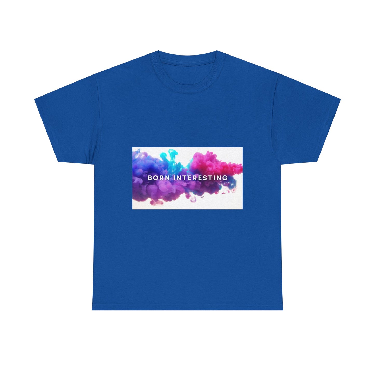 Unisex Cotton Tee – 'Born Interesting' Graphic Shirt, Casual Wear, Gift Idea, Trendy Tee, Daily Wear, Art-Inspired Shirt
