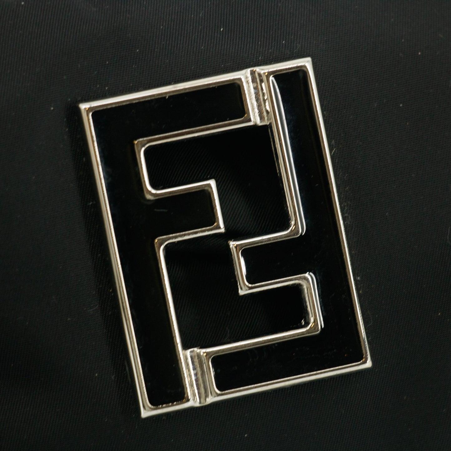 Fendi Black Nylon Vanity Pouch #8500