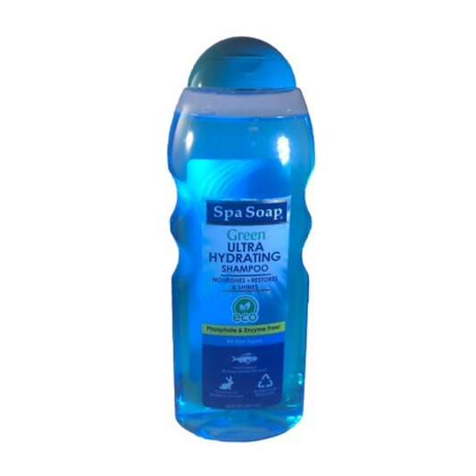 Spa Soap Green Ultra Hydrating Shampoo Eco-Friendly Formula (20oz)