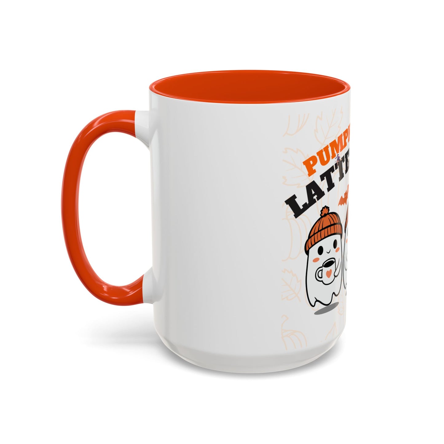 Colorful Pumpkin Spice Ghost Mugs | Cute Fall Coffee Cups, Halloween Gift, Seasonal Drinkware, Cozy Vibe, Latte Lovers