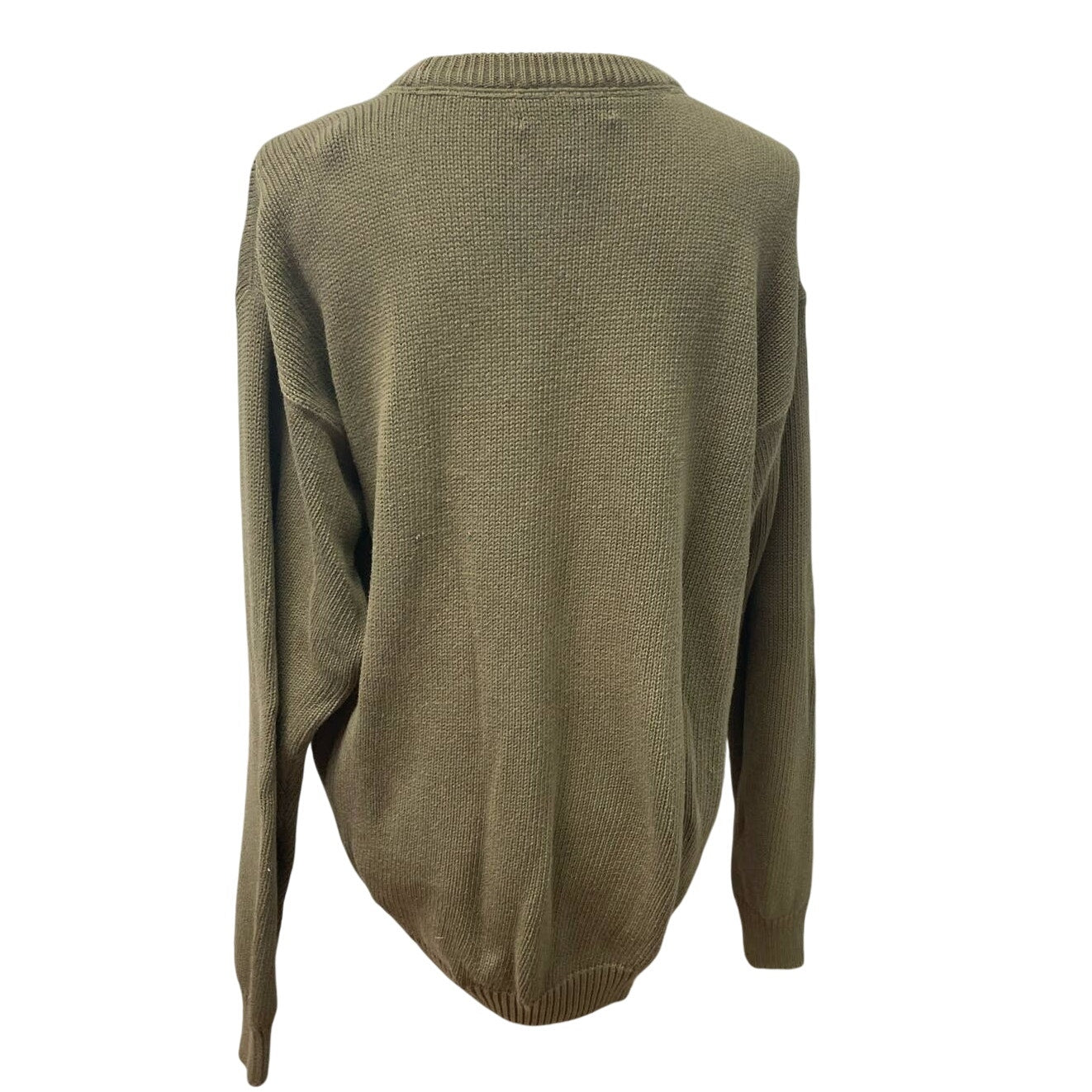 Croft & Barrow Mens Large Tall LT Long Sleeve Crew Neck Pullover Cotton Sweater