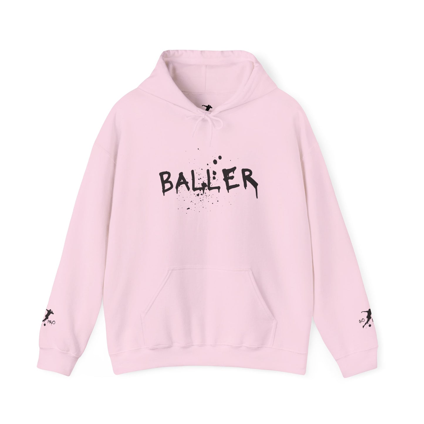 GO PRO Baller Hoodie - Unisex Heavy Blend™ Sweatshirt for Sports Lovers, Gift for Athletes, Streetwear Style, Casual Wear, Birthday Gift