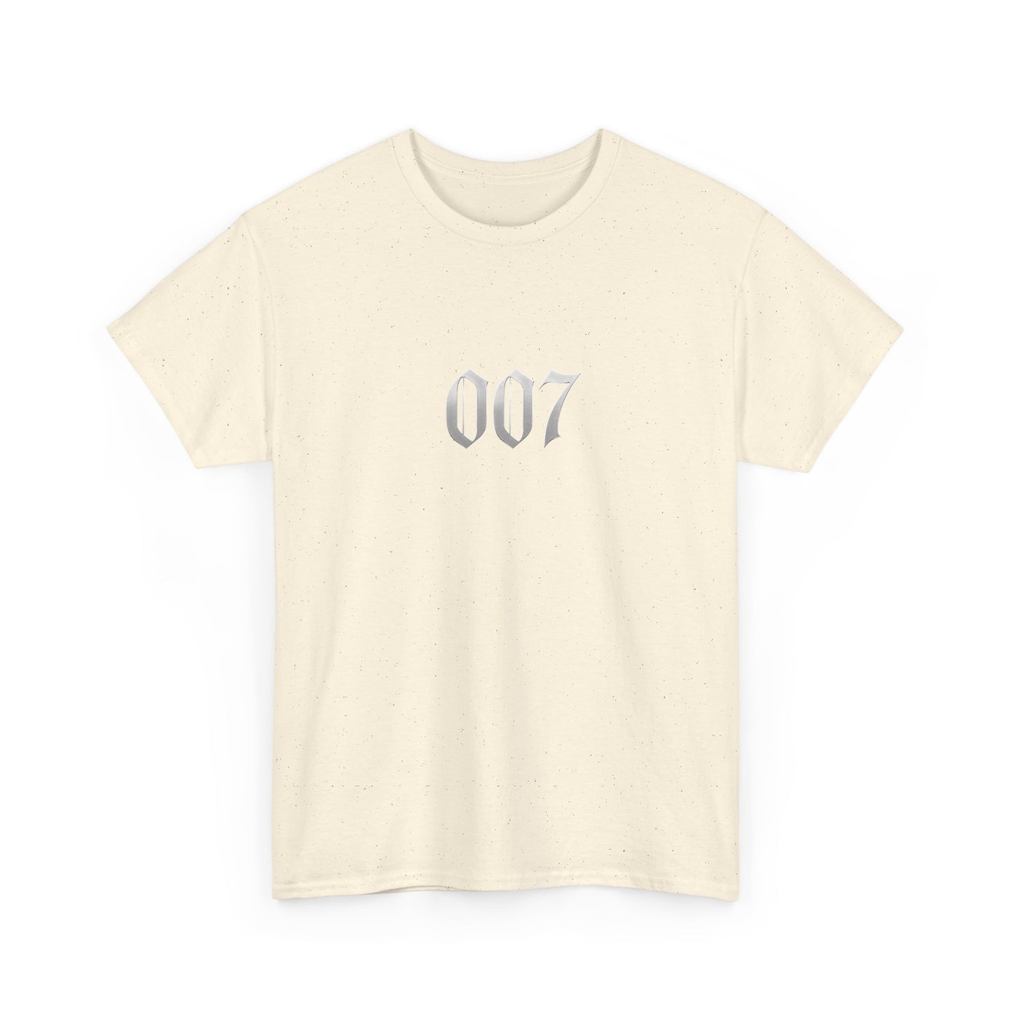 007 Graphic Tee — Subtle Spy Number Chest Print