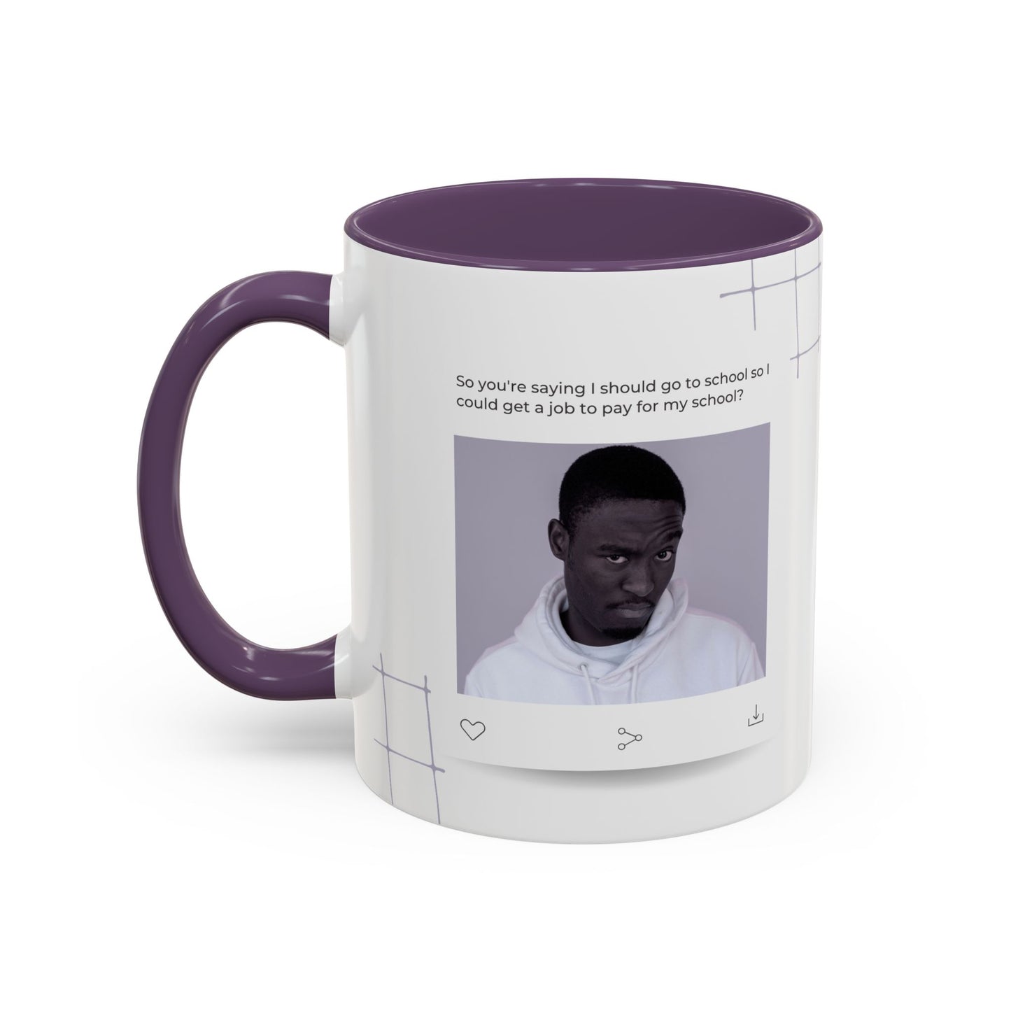 Get A Job to Pay For School? Coffee Mug - Daily WTF Moment, Unique Drinkware, Personalized Gift, Home Office Mug, Funny Coffee Cup, Stylish Beverage Holder