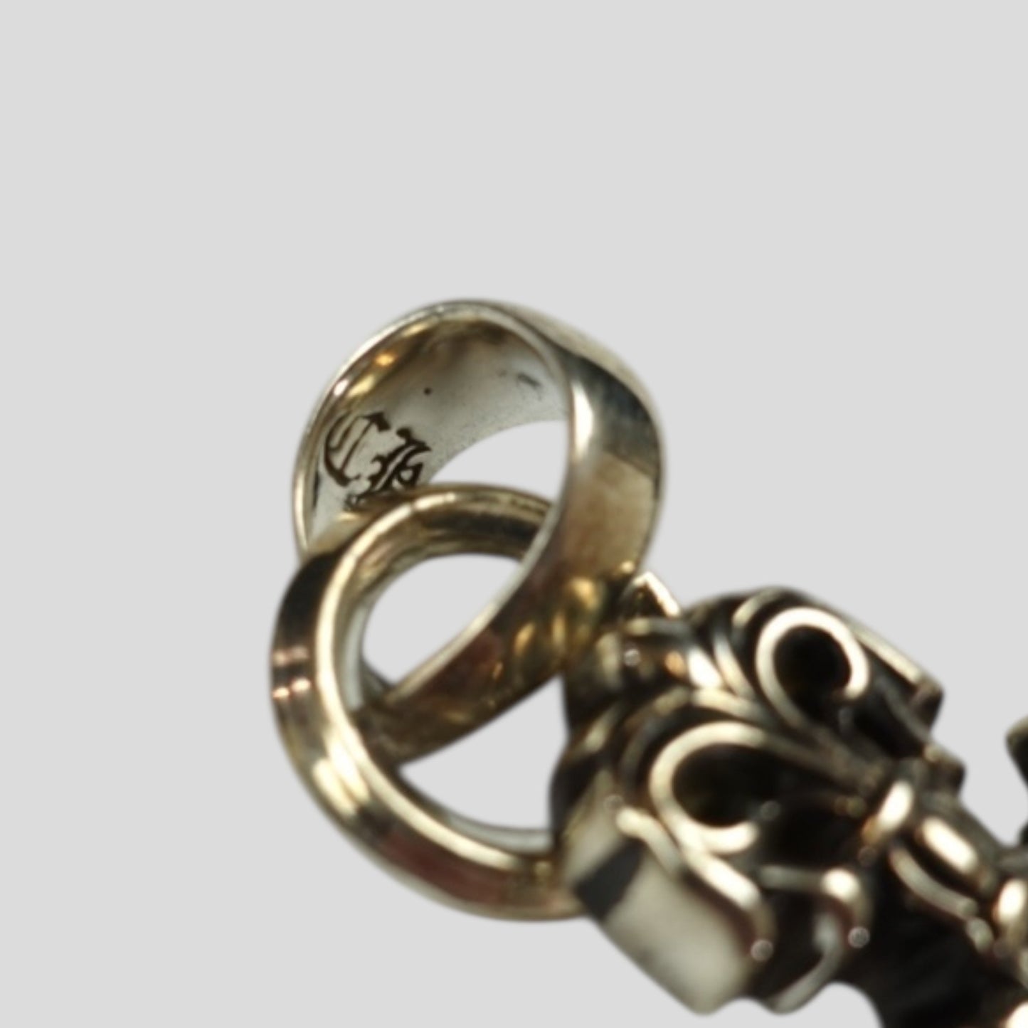 Chrome Hearts Filigree Cross Pendant in Silver
