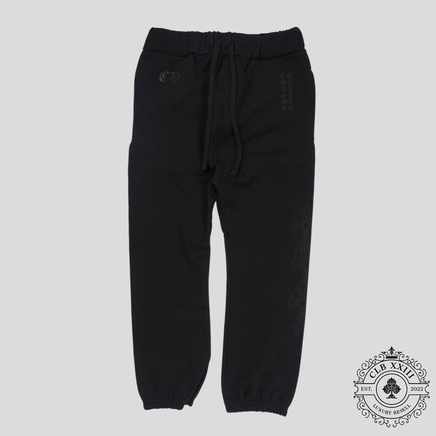 Chrome Hearts Triple Black Miami Exclusive Sweatpants