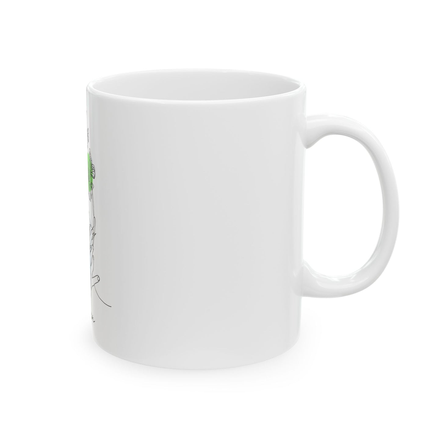 Woman Chic Botanical Woman Mug | Unique Gift for Her, Inspirational Coffee Mug, Nature Lover's Cup, Home Decor, Artful Drinks