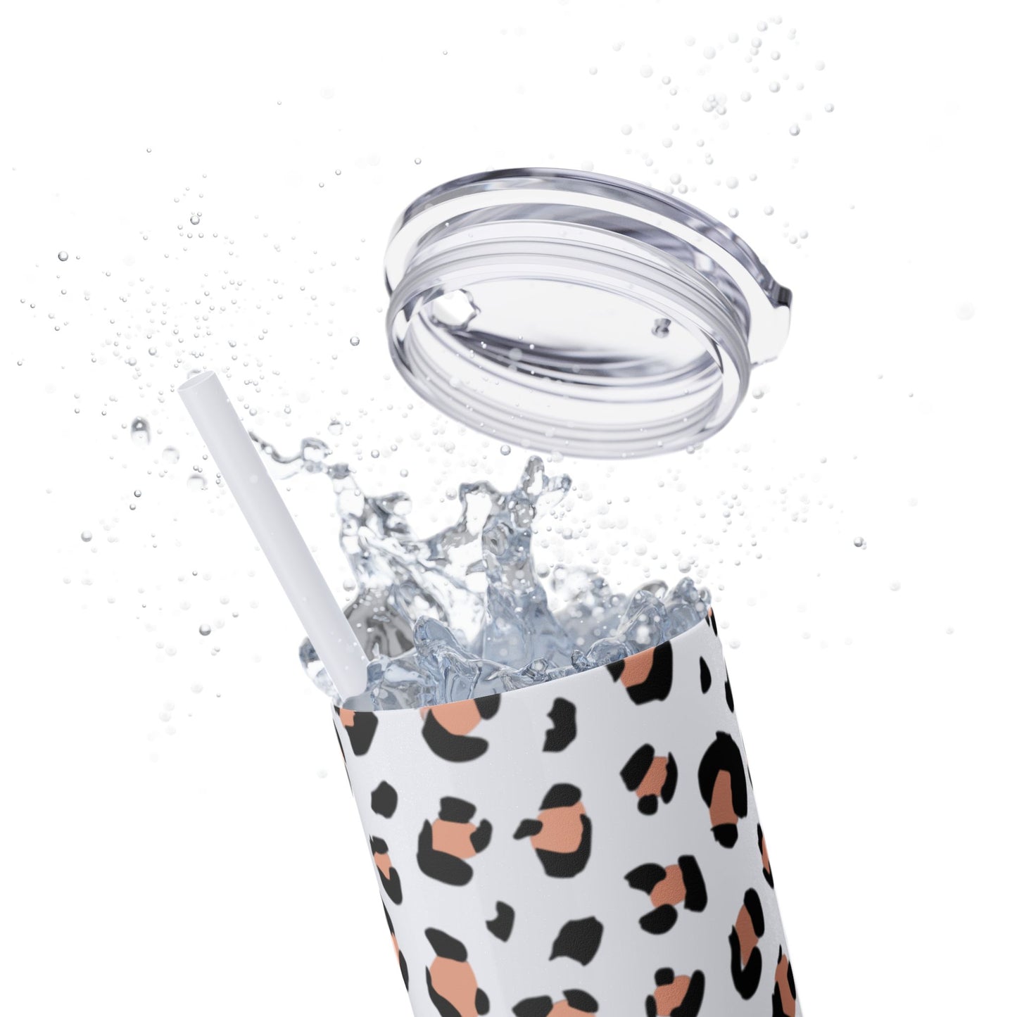 Chic Cheetah Print Tumbler, Trendy Travel Mug, Animal Print Water Bottle, Perfect Gift for Her, Stylish Beverage Container