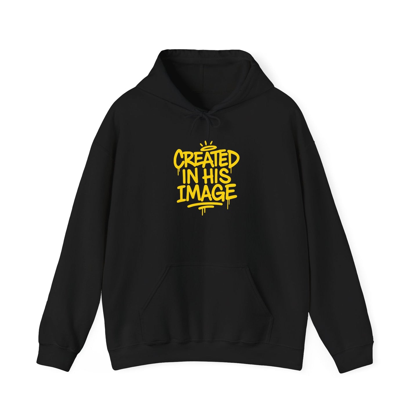 Created In His Image Hoodie — Genesis 1:27 Inspirational Pullover