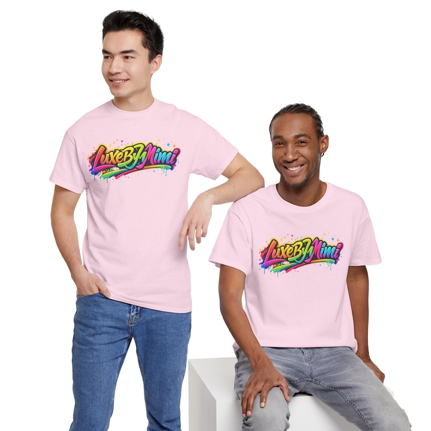 Graffiti Logo T-Shirt — 'Luxe By Mimi' Brand Colorful Streetwear Tee
