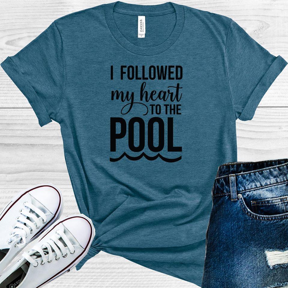 I Followed My Heart to the Pool Graphic Tee