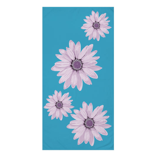 Floral Mink-Cotton Towel, Beach Towel, Bath Towel, Cute Towel for Home & Travel, Gift for Her, Summer Essentials