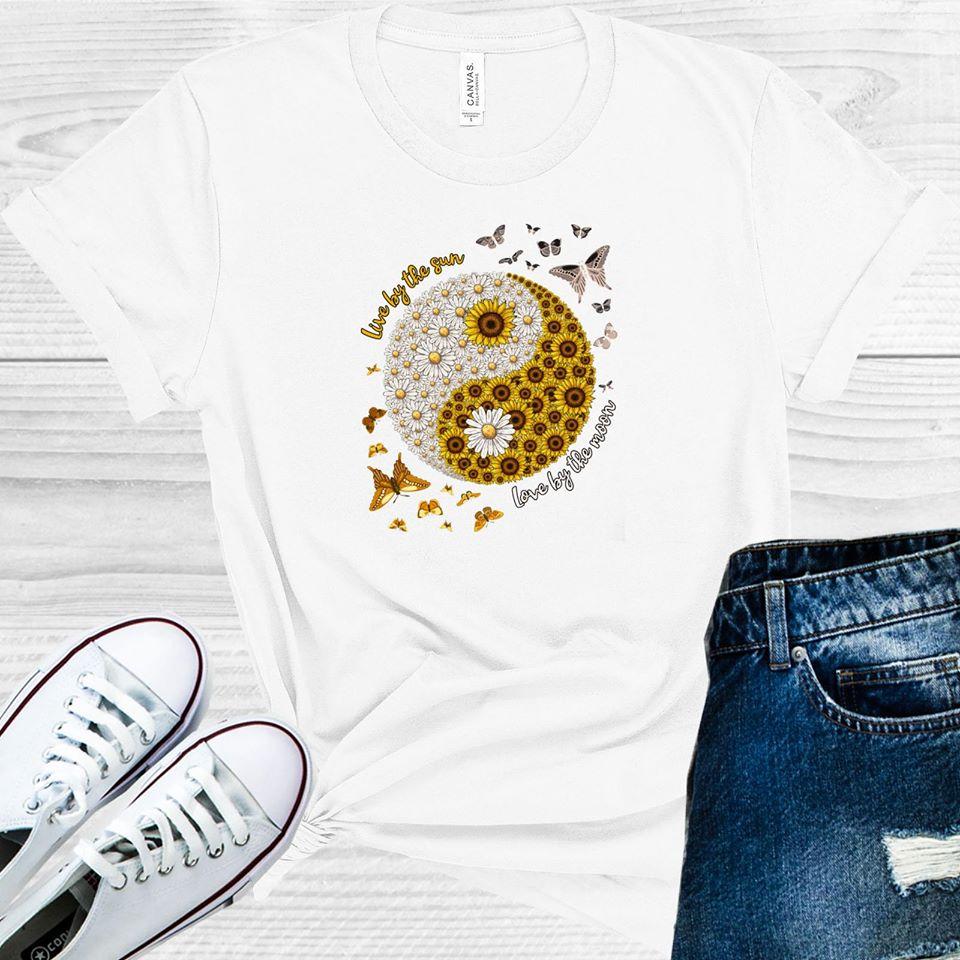 Live By the Sea Love By the Moon Graphic Tee