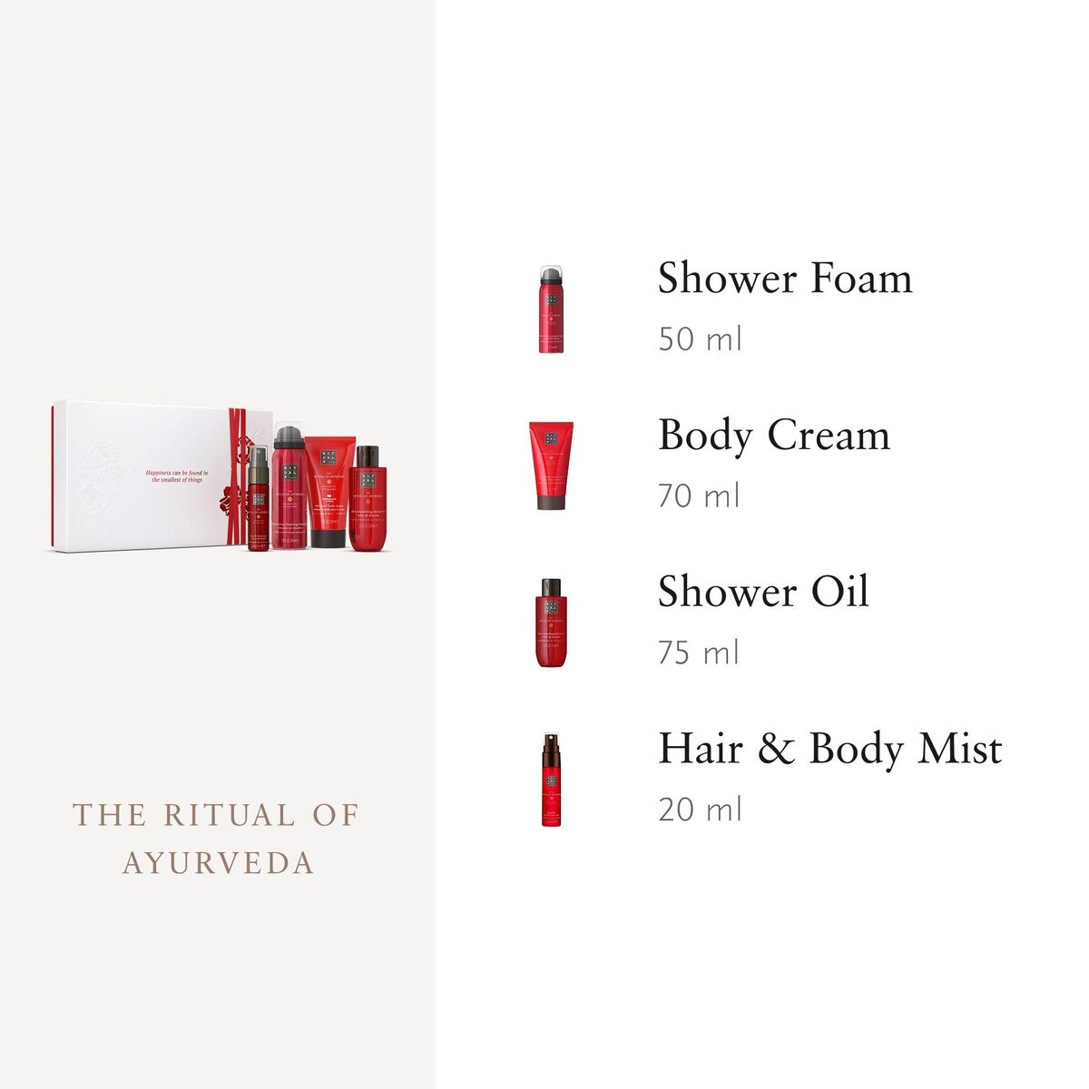 Women's Cosmetics Set Rituals THE RITUAL OF AYURVEDA 4 Pieces-5