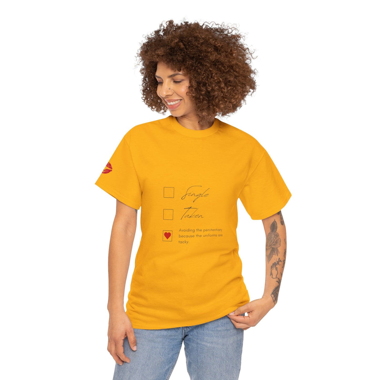 YOU ARE ART - SINGLE, TAKEN... Artistic Unisex Cotton Tee with Heartfelt Prints, Casual Wear, Gift for Artists, Streetwear, Inspirational Fashion