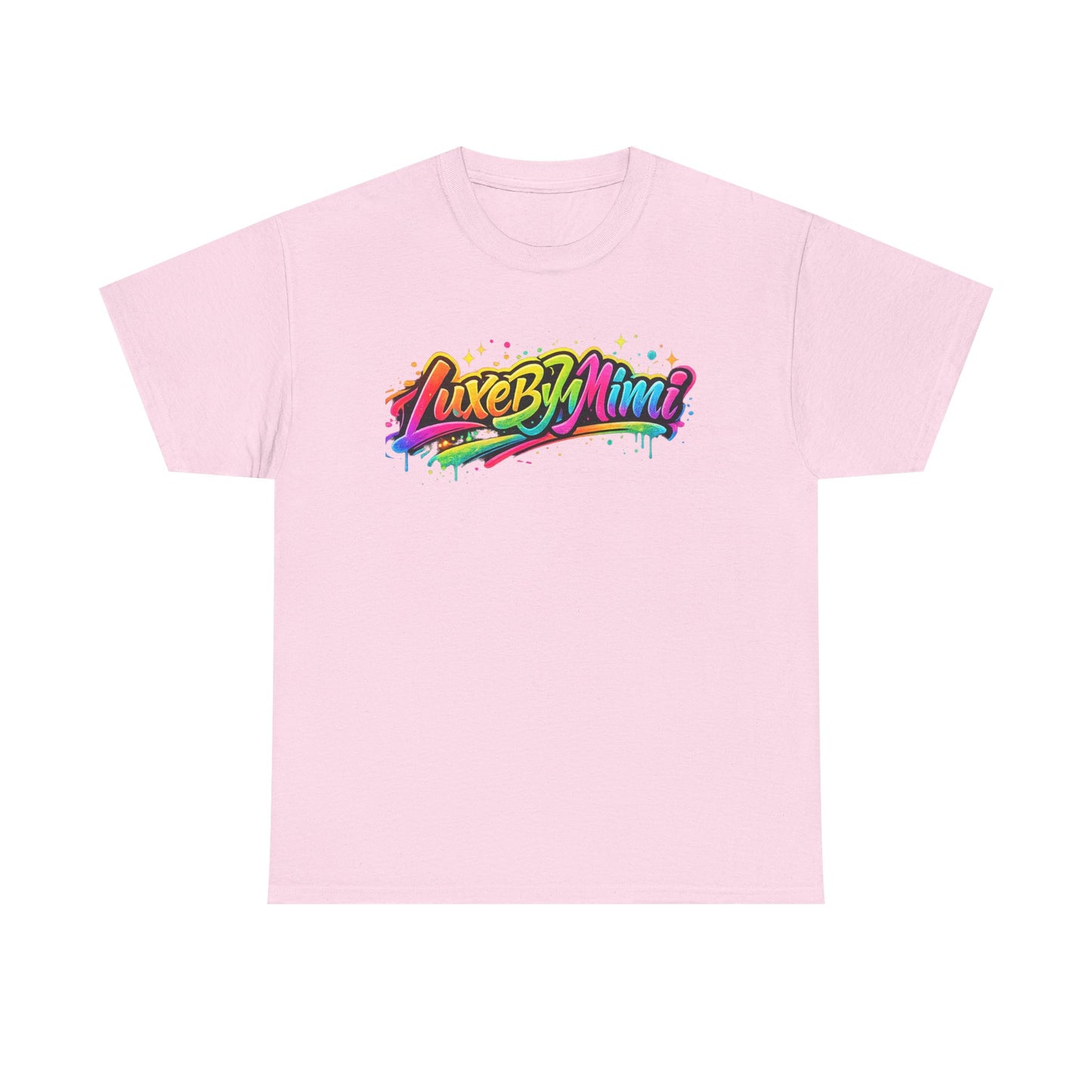 Graffiti Logo T-Shirt — 'Luxe By Mimi' Brand Colorful Streetwear Tee