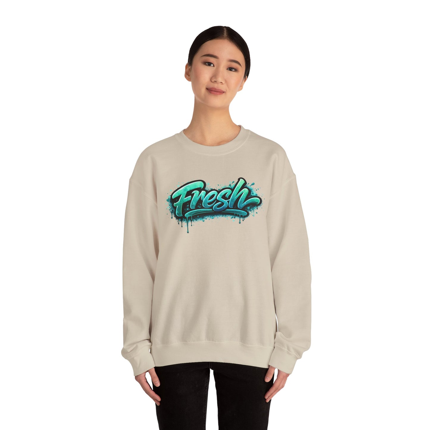 Fresh Graffiti Crewneck Sweatshirt