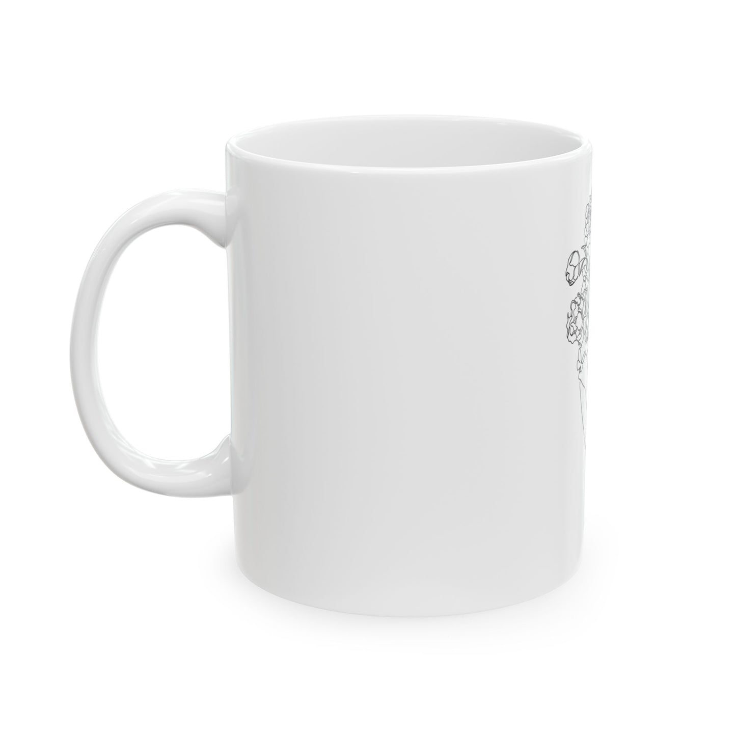 Floral She Mug - Charming Ceramic Coffee Cup for Tea Lovers, Perfect Gift for Birthdays, Mother’s Day, & Housewarmings