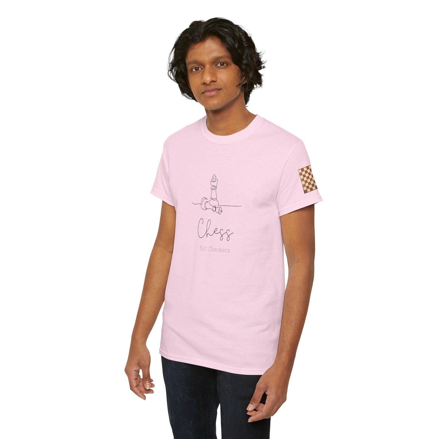 Chess Not Checkers Unisex Tee - Ethically Grown 100% Cotton - GILDAN