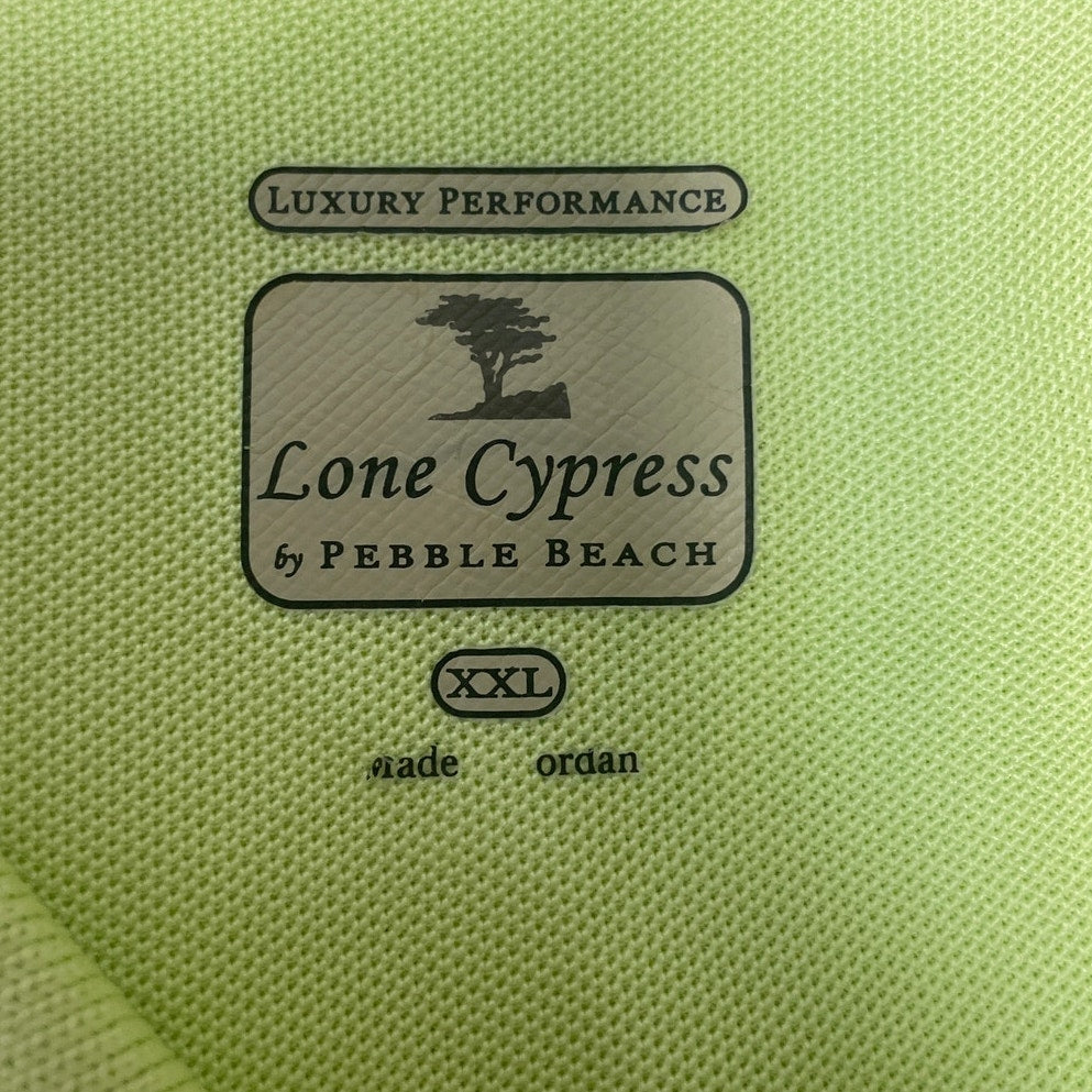 Lone Cypress Mens XXL 100% Polyester Short Sleeve Collared Polo Shirt