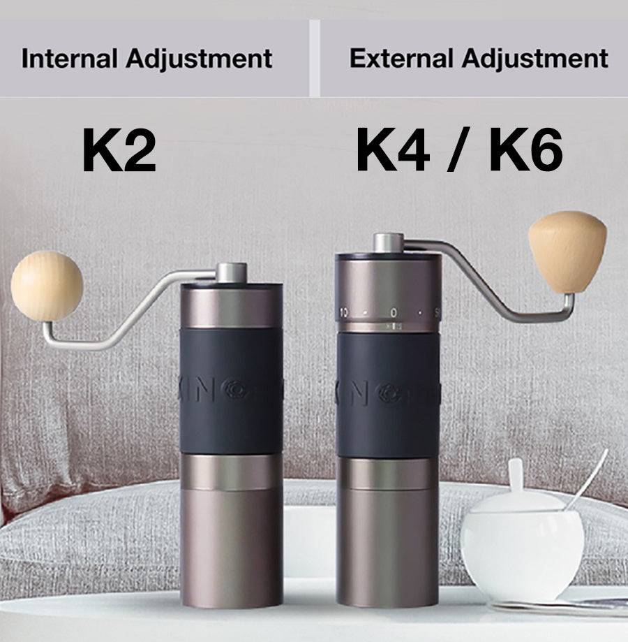 StepUP Coffee Manual Portable Coffee Bean Grinder with Adjustable Burrs-0