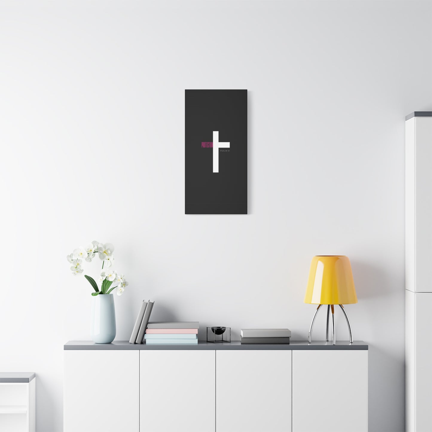 Faith-Inspired Canvas Print - Psalm 91, Home Decor, Wall Art, Christian Gift, Inspirational Decoration