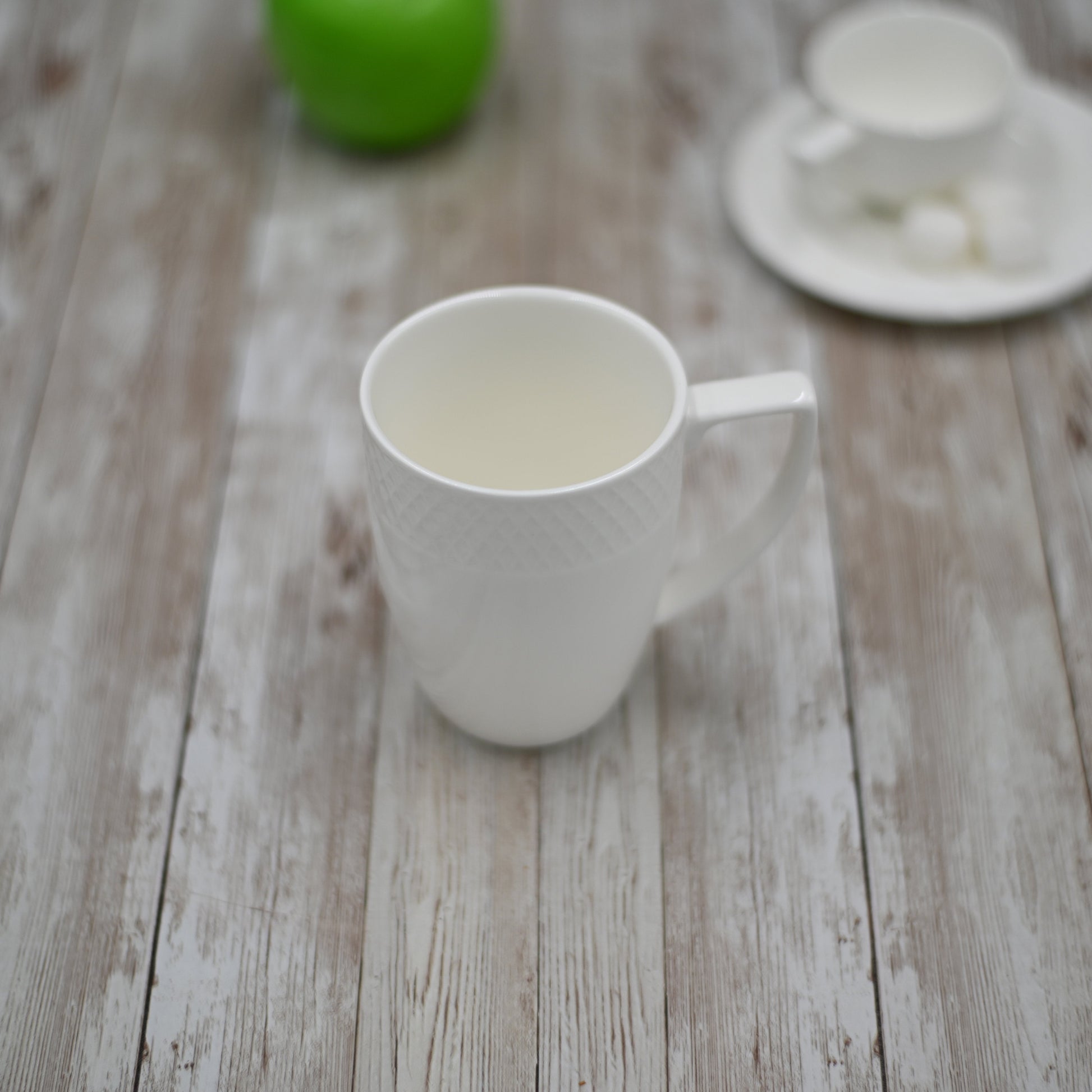 White Coffee Mug 12 Oz | 350 Ml Set Of 2 In Gift Box-1