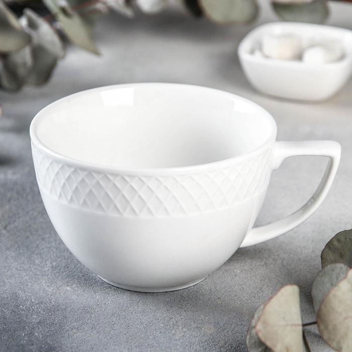 White Jumbo Coffee / Cappuccino Mug 17 Oz | 500 Ml Set Of 2 In Gift Box-3