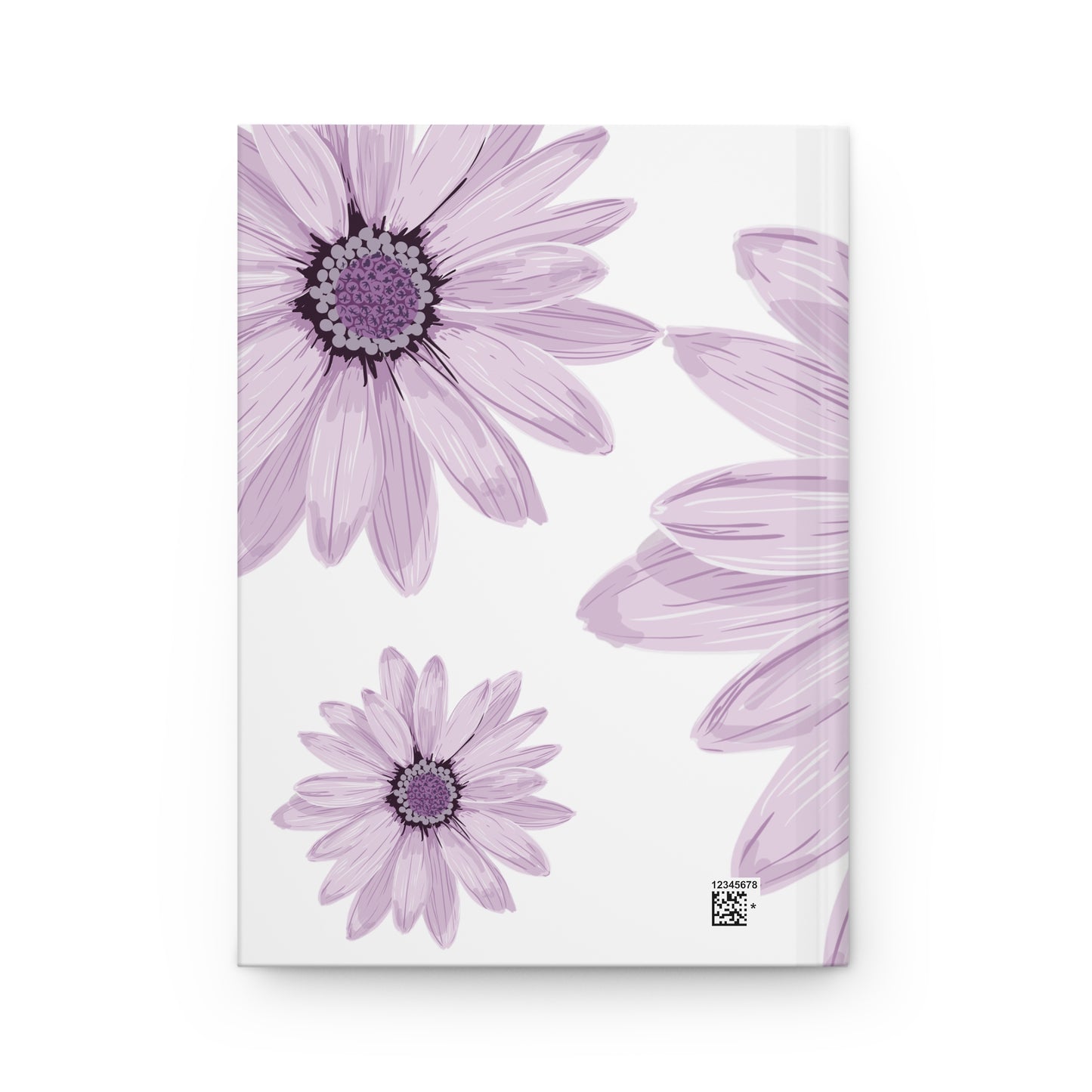 Elegant Floral Hardcover Journal, Personalized Gift, Writing Notebook, Doodle Diary, Graduation Gift, Floral Art