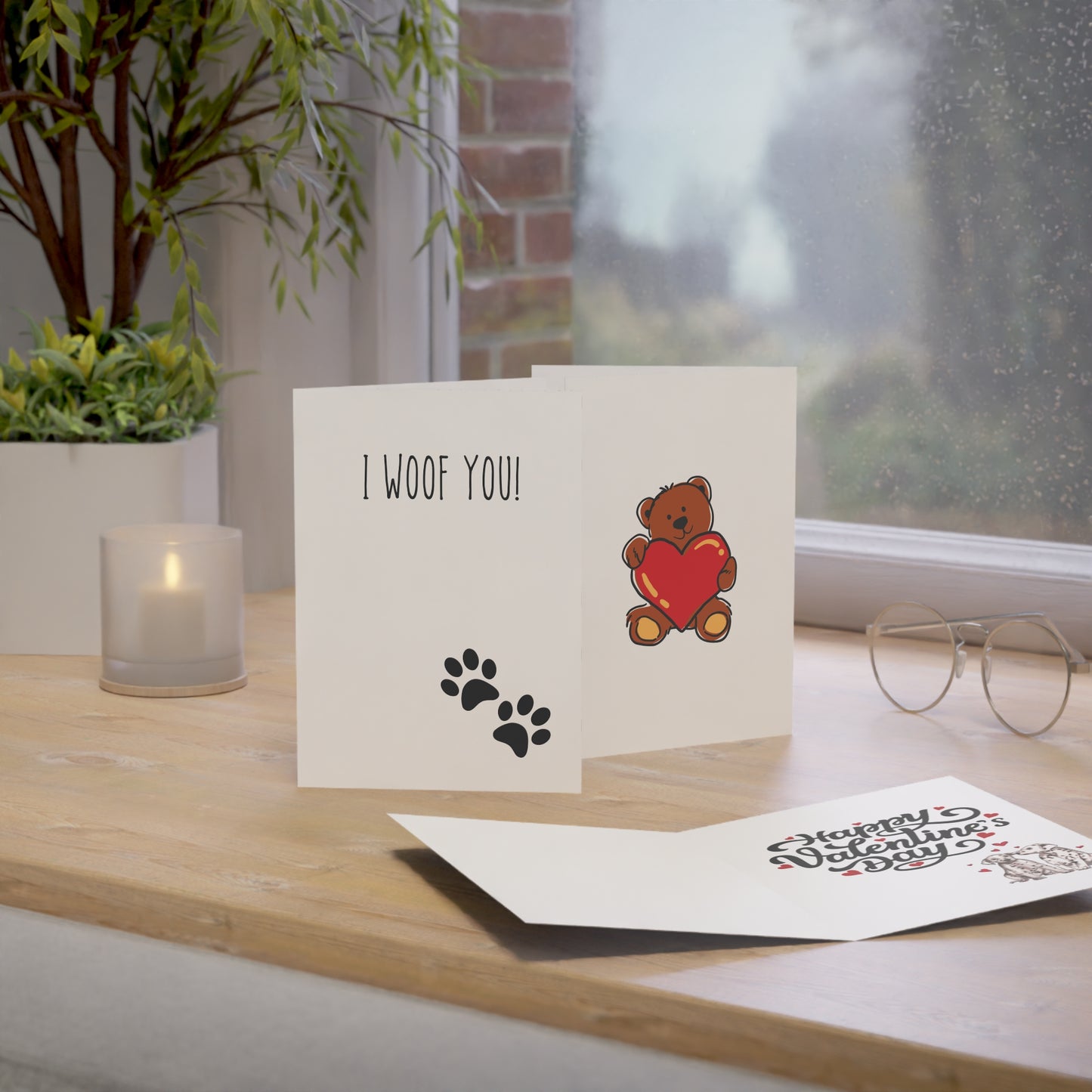 Greeting Cards for Pet Lovers, Cute Animal Greeting Cards, Love Cards for Friends and Family, Valentine's Day Cards, Adorable Cards [...]