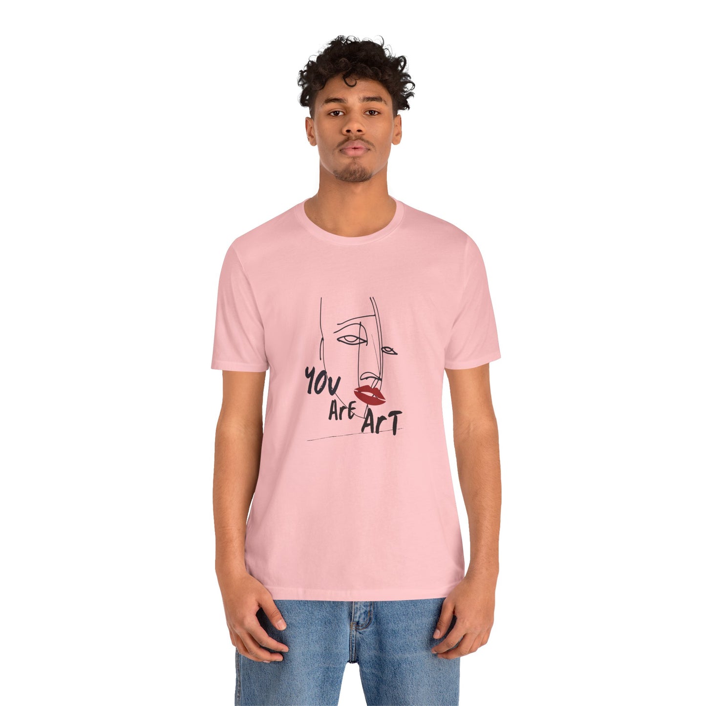 Artistic Expression Unisex Tee - You Are Art, Creative Gift, Casual Wear, Modern Design, Art Lover's Shirt