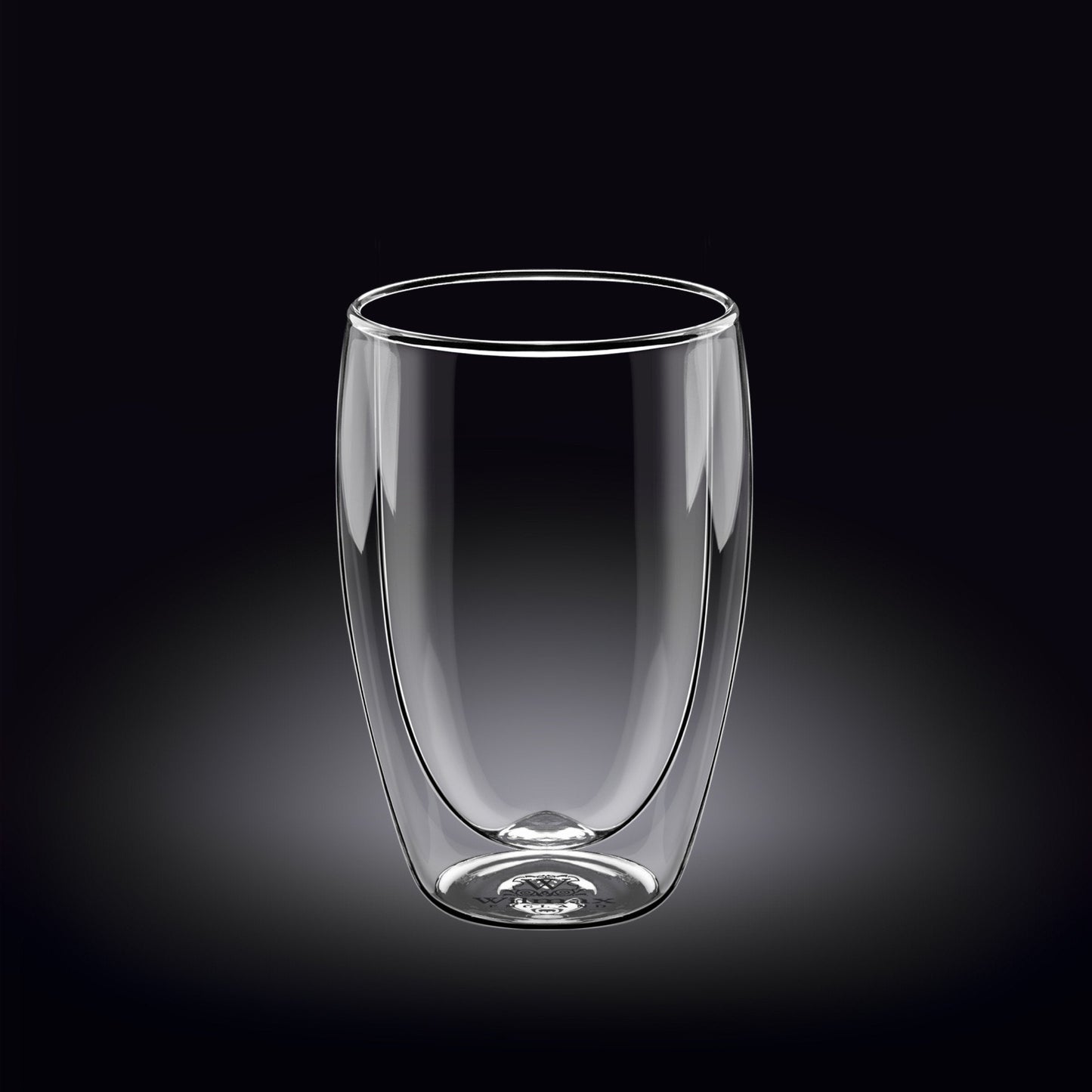 A Set Of A 4 Section Bamboo Tray With 4 Doublewalled Thermo Glasses To Match-3
