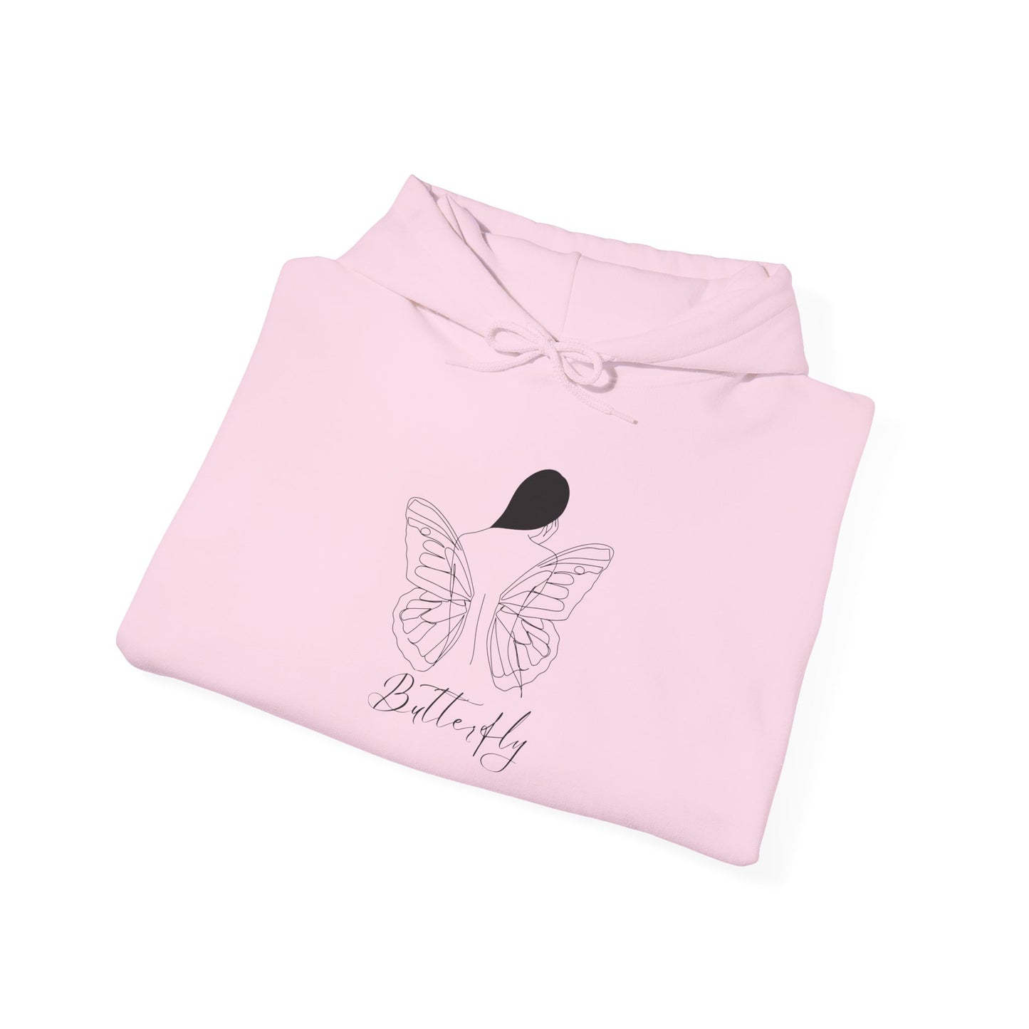 Butterfly Love Unisex Hoodie, Cozy Sweatshirt for Everyday Comfort, Gift for Nature Lovers, Butterfly Apparel for Spring