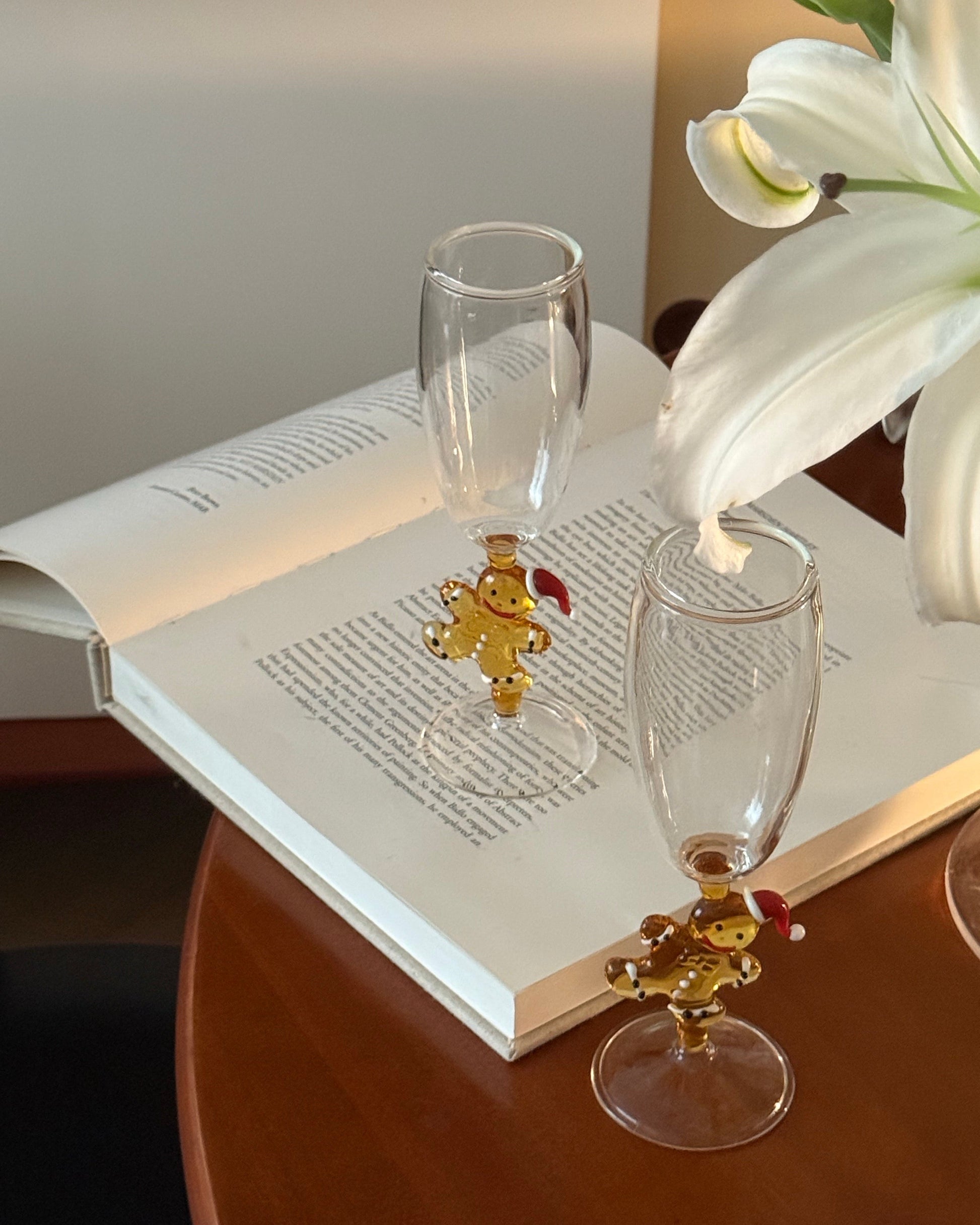 Gingerbread Champagne Glass-3