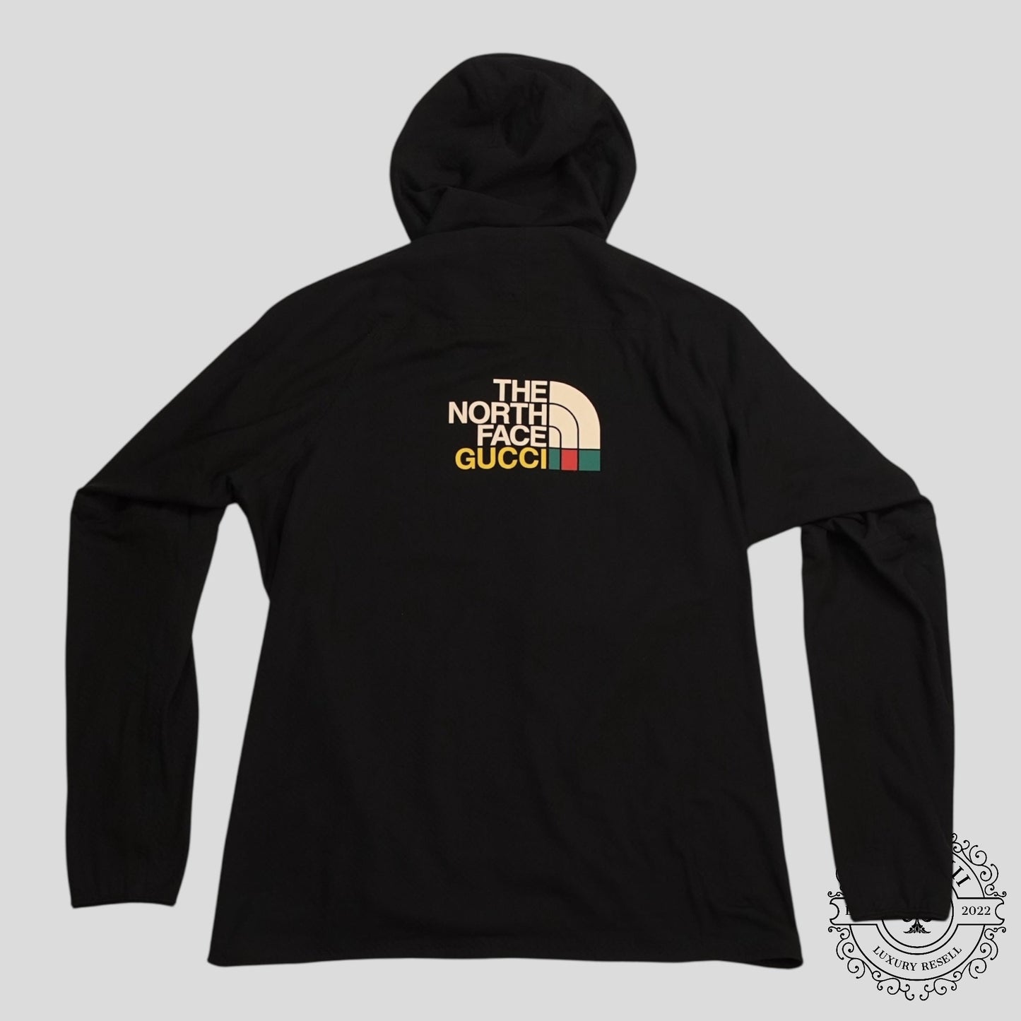 Gucci X The North Face Fleece Pullover Jacket in Black/Purple