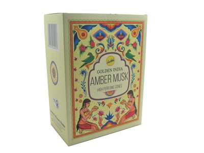 Sree Vani - Golden India Lavender High Perfume Cones (10 cones in 12 packets)