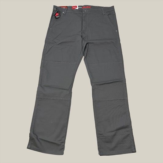 DICKIES Flex Regular Fit Double Knee Pant Mns Sz 38X34 Stonewashed Slate DP903SSL