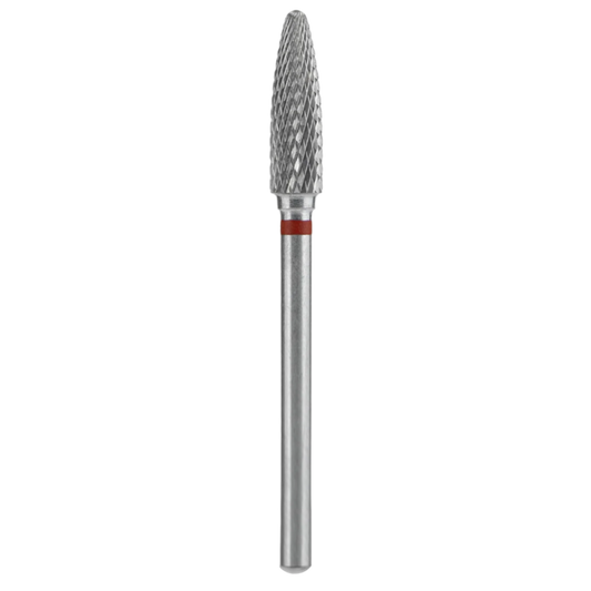 CARBIDE NAIL DRILL BIT, "CORN", RED, HEAD DIAMETER 4/14MM (FT90R040/14) (#208)-STALEKS™-0