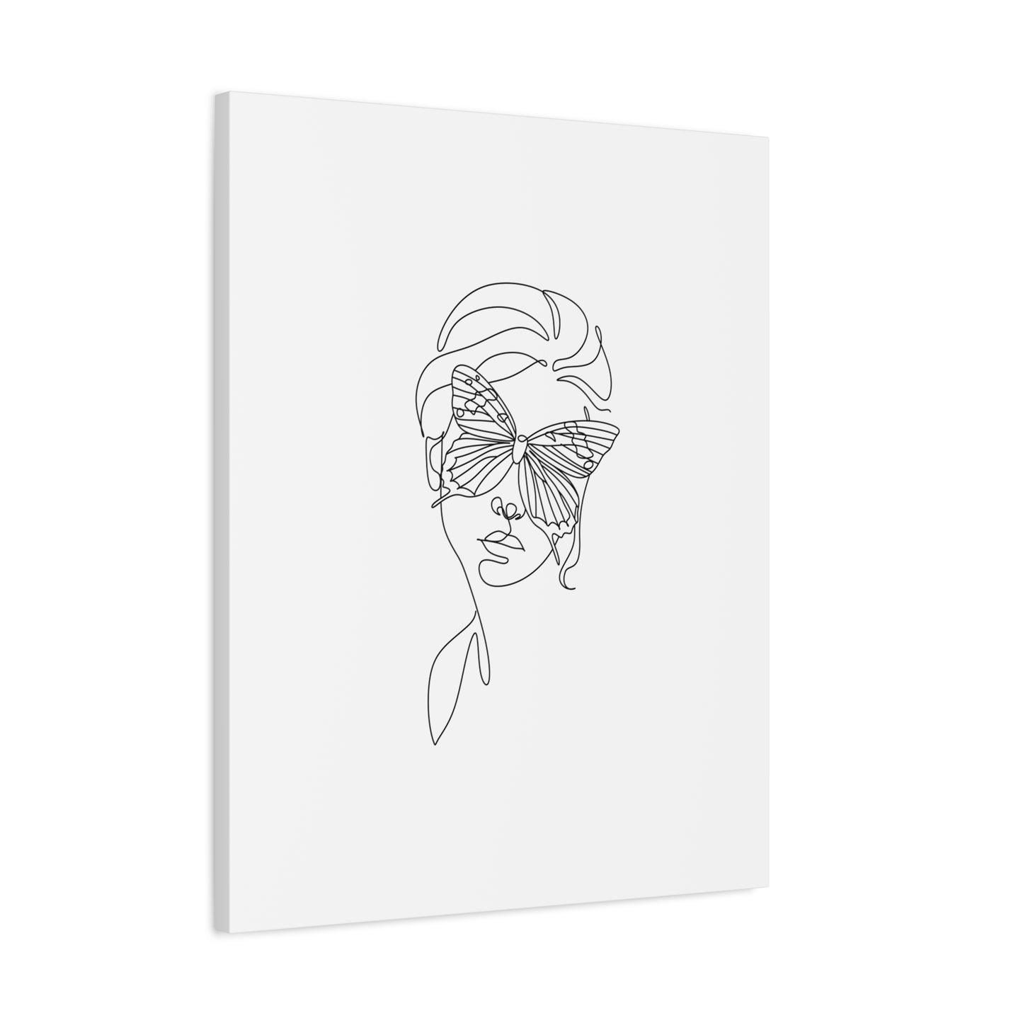 Minimalist Butterfly Canvas Art, Modern Home Decor, Gift for Nature Lovers, Wall Art for Women, Inspirational Wall Art